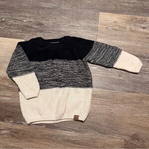 Kid’s Black and Gray Sweater